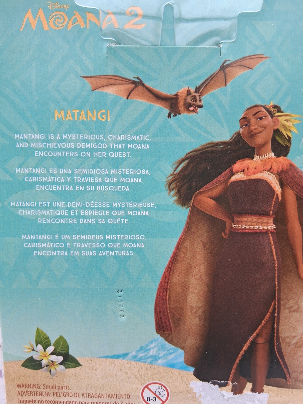 Disney Moana 2 Matangi Doll - Brown & Orange Outfit - Picture 3 of 15
